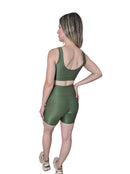 Conjunto Short VBN - Canelado (Verde Pistache).