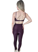 Conjunto Legging VBN - Canelado ( Uva ).