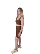 Conjunto Short VBN - Canelado (Marrom).