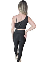 Conjunto Legging - Liso ( Preto ).