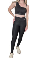 Conjunto Legging - Liso ( Preto ).