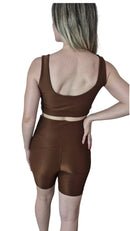 Conjunto Short VBN - Canelado (Marrom).