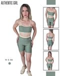 Conjunto Short Mida ( Verde Pistache).