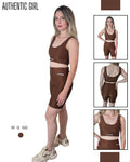 Conjunto Short VBN - Canelado (Marrom).
