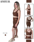 Conjunto Short VBN - Canelado (Marrom).